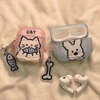 Cute Pet Graffiti Series AirPods Case (Cat Style & Dog Style)