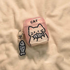 Cute Pet Graffiti Series AirPods Case (Cat Style & Dog Style)