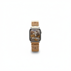 Retro corduroy bear Velcro Apple Watch strap